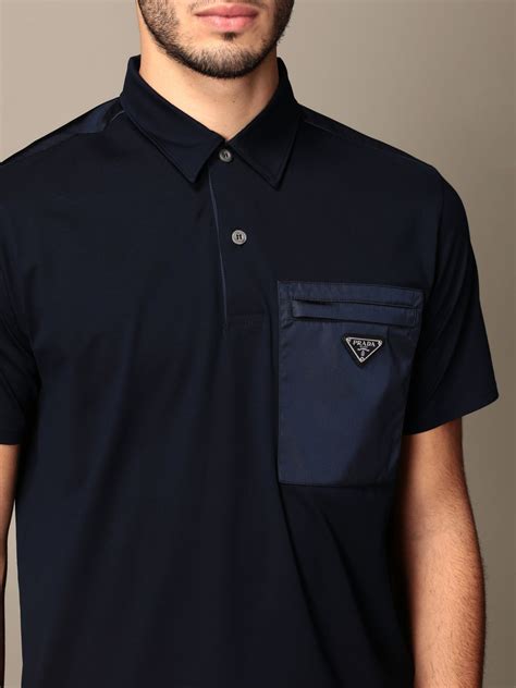 prada milano polo shirt|prada nylon henley shirt.